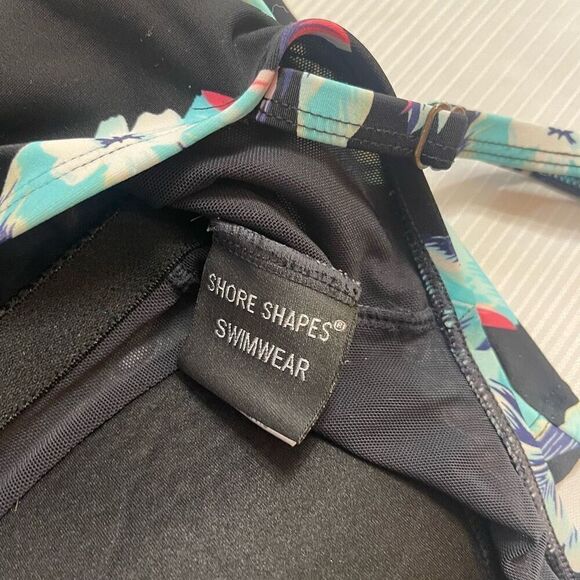 Shore Shapes One Piece Swimsuit Bathing Suit Size 12 - Picture 6 of 8